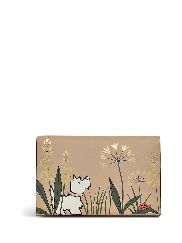 Radley London Medium Garden Wanderer Flapover Nude Purse - Image 2 of 3