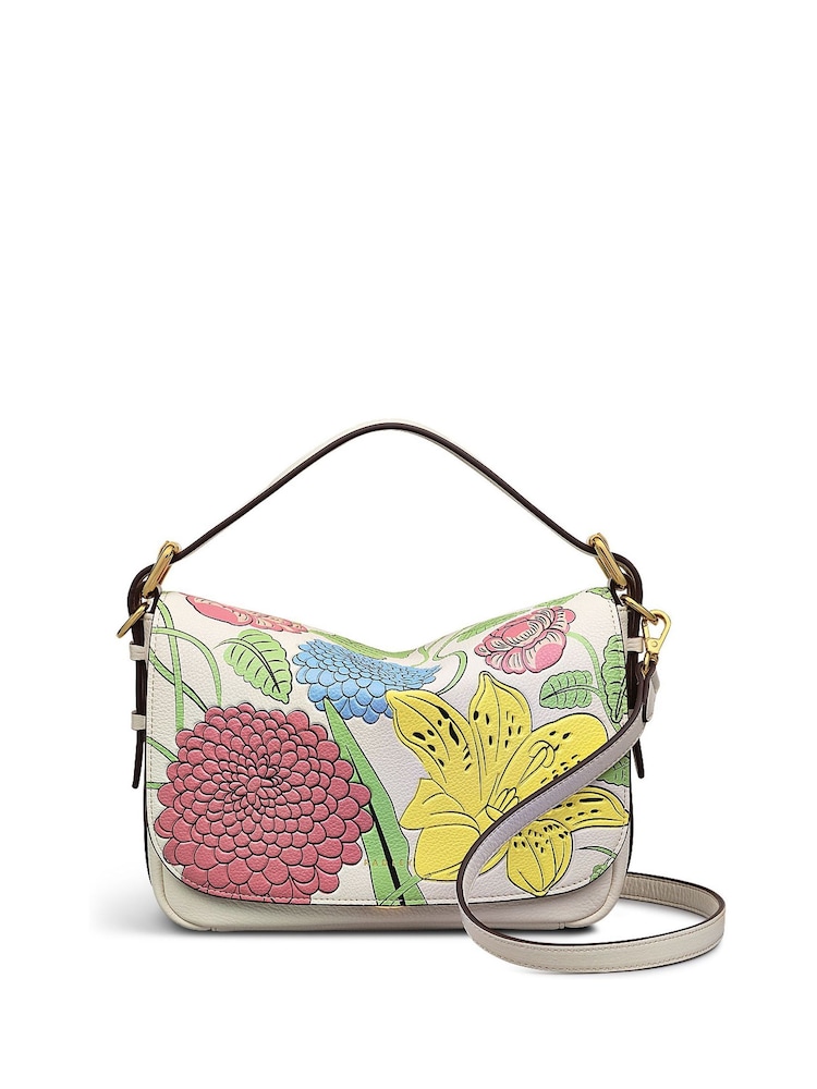 Radley Small Rhs SS25 Flapover White Cross-Body Bag - Image 1 of 7