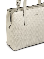 Radley London Medium Dukes Place Weave Ziptop Grab Bag - Image 4 of 6