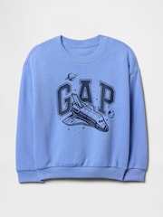 Gap Blue Oversized Logo Sweatshirt (6mths-5yrs) - Image 1 of 3