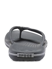 Crocs Grey Crocband Flip Sandals - Image 4 of 5