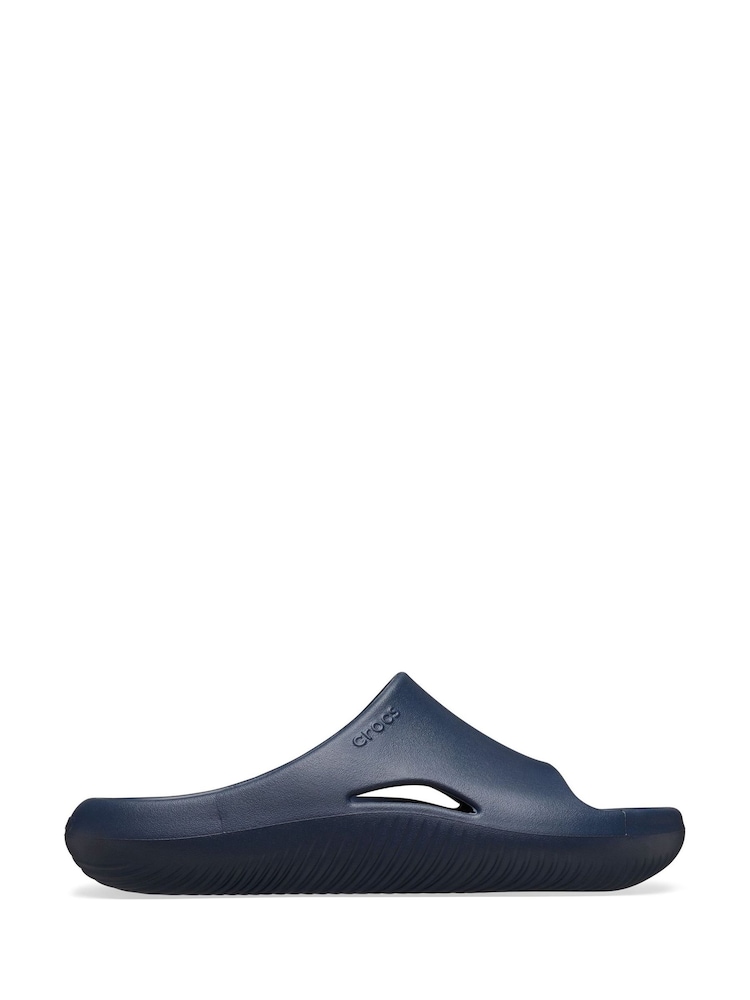 Crocs Blue Mellow Slides - Image 1 of 5