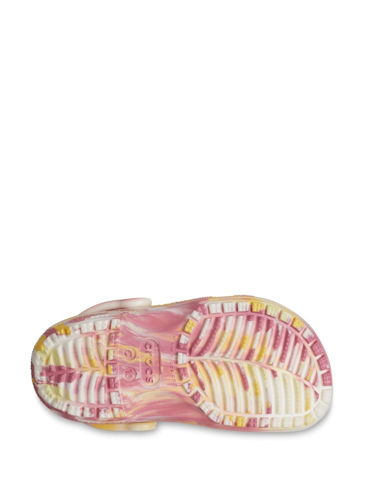 Crocs Yellow Classic Marbled Clogs - Image 4 of 4