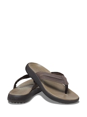 Crocs Brown Yukon Vista II Flip Sandals - Image 3 of 5