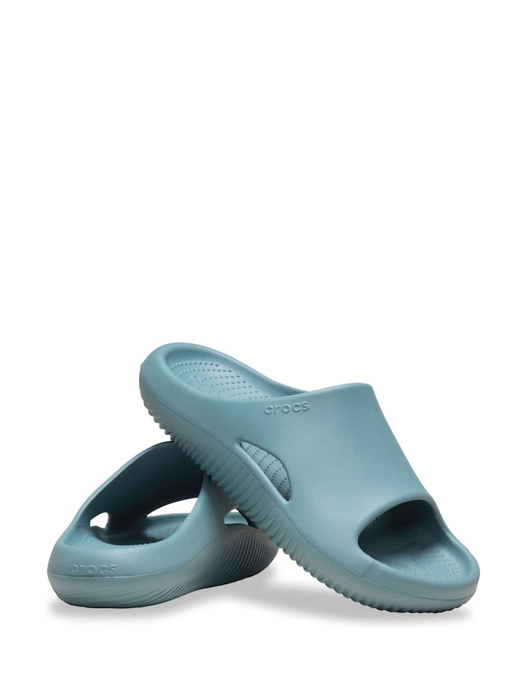 Crocs Green Mellow Slides - Image 3 of 5