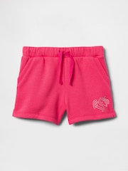 Gap Pink Logo Pull On Shorts (6mths-5yrs) - Image 1 of 3