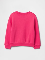 Roze - Gap-sweatshirt met grafische print en ronde hals (6mnd-5jr) - Image 2 of 3