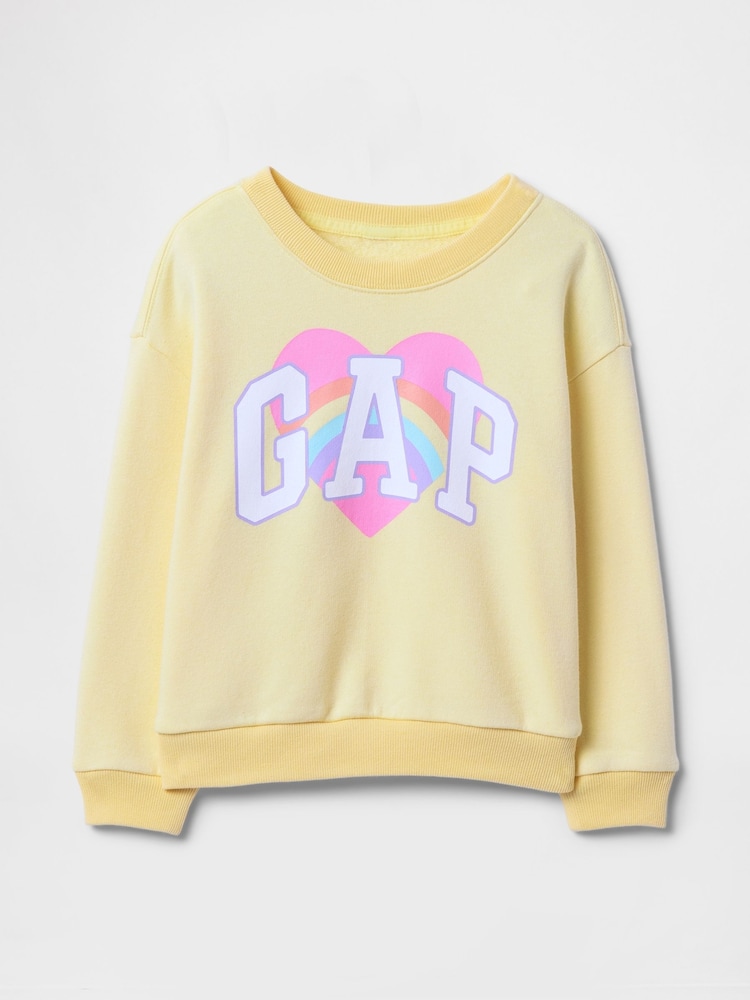Gap Yellow Graphic Crew Neck Sweatshirt (6mths-5yrs) - Image 1 of 3 Gap Yellow Graphic Crew Neck Sweatshirt (6mths-5yrs) - Image 1 of 3