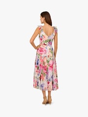 Adrianna Papell Sweetheart Midi White Dress - Image 2 of 6