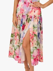 Adrianna Papell Sweetheart Midi White Dress - Image 5 of 6
