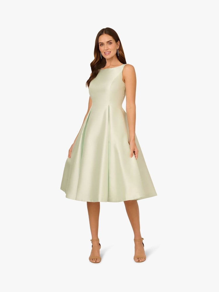 Adrianna Papell Sleeveless Tea Length Dress - Image 1 of 6 Adrianna Papell Sleeveless Tea Length Dress - Image 1 of 6