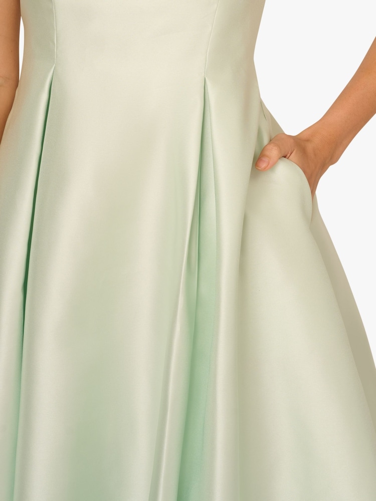 Adrianna Papell Sleeveless Tea Length Dress - Image 5 of 6