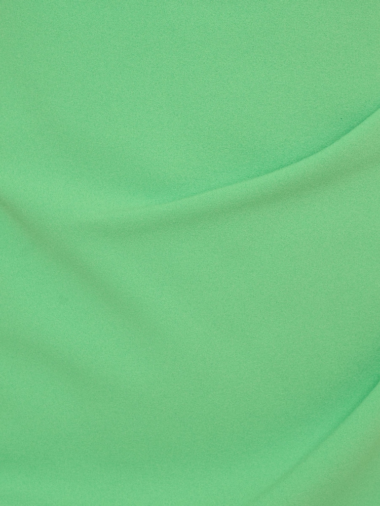 Adrianna Papell Green Pleated Bow Midi Dress - Image 6 of 6 Adrianna Papell Green Pleated Bow Midi Dress - Image 6 of 6
