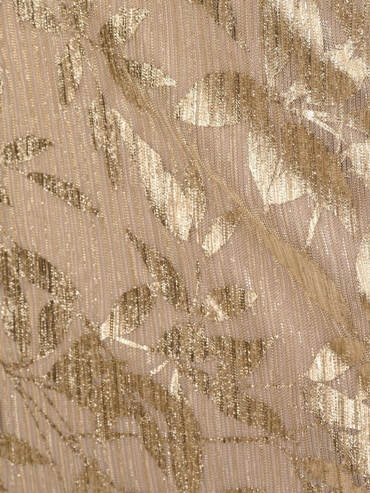 Vestido de sirena con diseño metalizado de hojas en dorado de Adrianna Papell - Imagen 6 de 6 Vestido de sirena con diseño metalizado de hojas en dorado de Adrianna Papell - Imagen 6 de 6