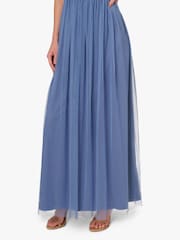 Adrianna Papell Blue Studio Beaded Mesh Shirred Dress - Image 2 of 6