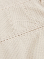 Reiss Off White Dobby Cotton-Piqué Slim-Fit Chinos - Image 7 of 7
