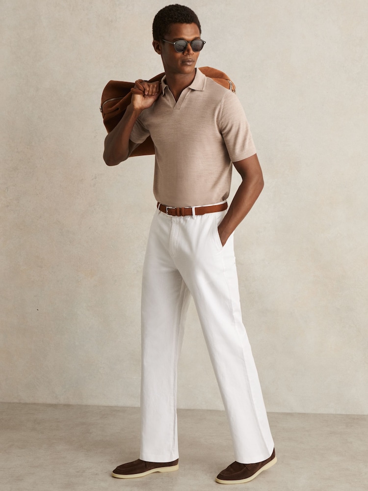 Pantalones de corte holgado de algodón y lino Shade de Reiss - Imagen 1 de 6 Pantalones de corte holgado de algodón y lino Shade de Reiss - Imagen 1 de 6