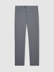 Reiss Airforce Blue Dobby Cotton-Piqué Slim-Fit Chinos - Image 2 of 6