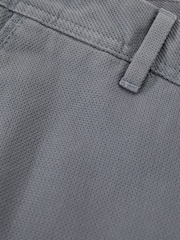 Reiss Airforce Blue Dobby Cotton-Piqué Slim-Fit Chinos - Image 6 of 6