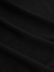 Reiss Black Luna Brushed-Cotton V-Neck T-Shirt - Image 6 of 6