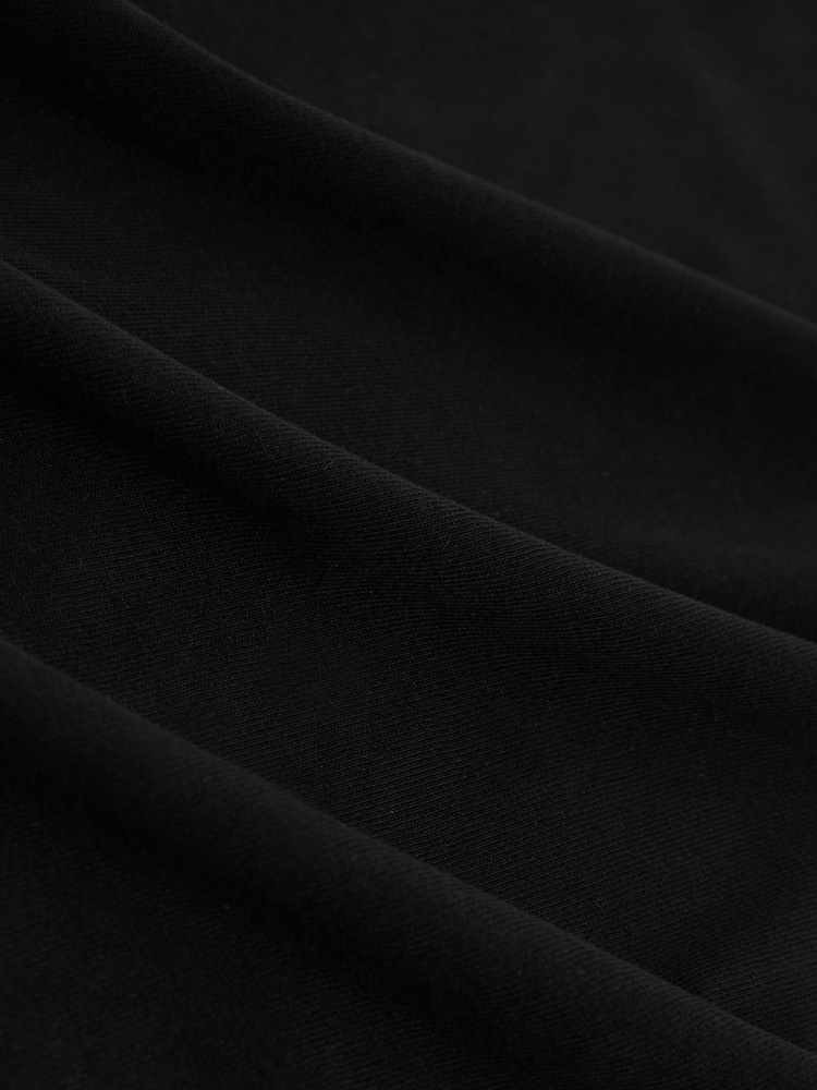 Reiss Black Luna Brushed-Cotton V-Neck T-Shirt - Image 6 of 6