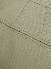Reiss Khaki Green Dobby Cotton-Piqué Slim-Fit Chinos - Image 6 of 6