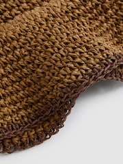 Reiss Tan Enziya Straw Sun Hat - Image 4 of 4