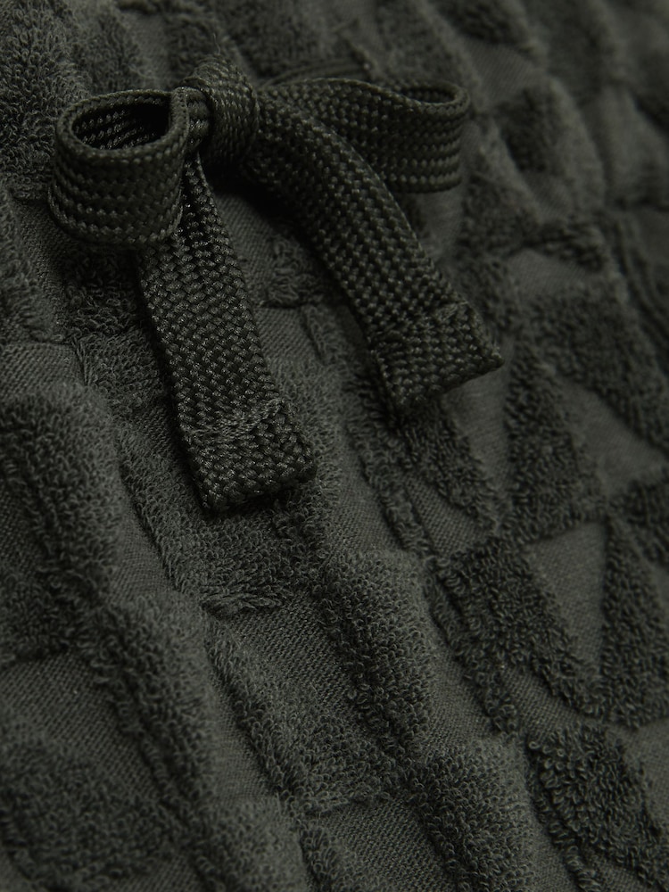 Reiss Dark Sage Piro 13-14 yrs Textured Towelling Shorts - Image 4 of 4