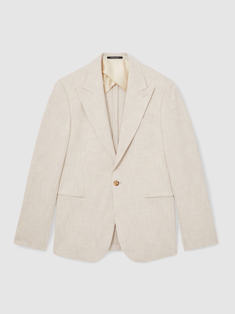 Reiss Kai Slim Fit Single Breasted Pinstripe Suit Blazer - Bild 2 von 9 Reiss Kai Slim Fit Single Breasted Pinstripe Suit Blazer - Bild 2 von 9