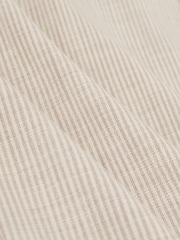 Reiss Oatmeal/White Kai Slim Fit Single Breasted Pinstripe Suit Blazer - Image 8 of 9