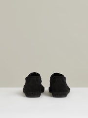 Reiss All Black Cannes Suede Penny-Strap Espadrilles - Image 4 of 6