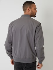Threadbare Grey Showerproof Classic Bomber Jacket - Image 2 of 6