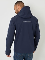 Темно-синий - Threadbare Душезащитная флисовая подкладка с капюшоном куртка - Image 2 of 5