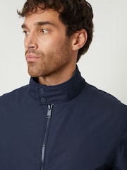 Threadbare Navy Zip Up Harrington Jacket - Image 4 of 5