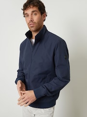 Threadbare Navy Zip Up Harrington Jacket - Image 5 of 5