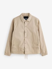 Threadbare Natural Twill Lightweight Collared 100% Cotton Jacket - Image 5 of 5