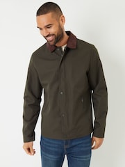 Threadbare Khaki Showerproof Corduroy Collar Jacket - Image 5 of 5