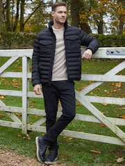 Threadbare Funnel Neck Puffer Jacket - Imagem 3 de 5
