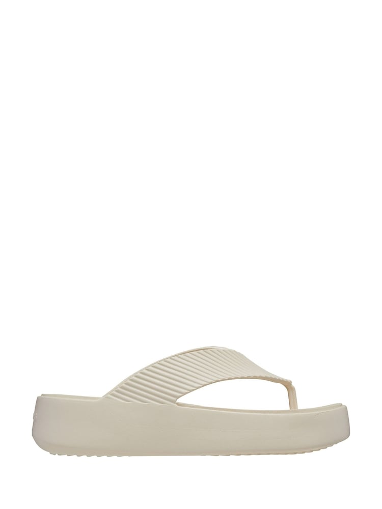 Crocs Natural Getaway Platform Flip Sandals - Image 1 of 1