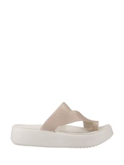 Crocs Gold Getaway Toe Loop Platform Sandals - Image 1 of 4