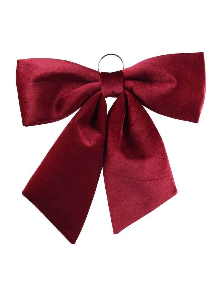 Decoris Red Giant Tree Topper Bow 48cm - Image 2 of 2 Decoris Red Giant Tree Topper Bow 48cm - Image 2 of 2