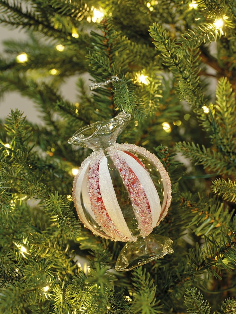 Decoris Set of 3 Glass Sweet Christmas Tree Decorations - Image 1 of 2