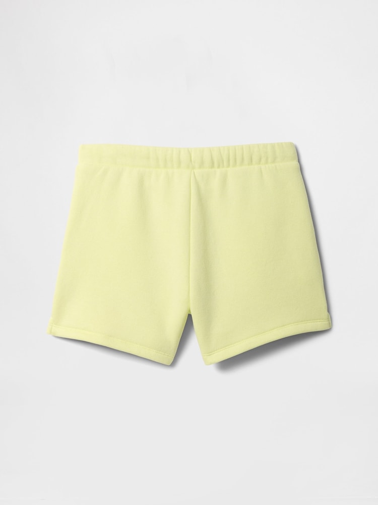Gap Yellow Fleece-Lined Pull On Shorts - Image 2 of 2