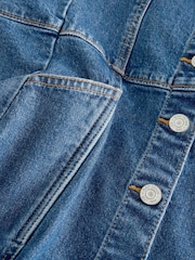 Gap Blue Button Up Denim Dress (4-13yrs) - Image 4 of 4