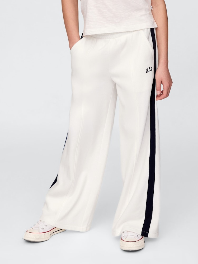 Wit - Gap vintage zachte joggingbroek met logo (4-13jr) - Image 3 of 5