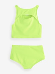 Verde - Tankini de dos piezas con aberturas de Gap (4 a 13 años) - Imagen 2 de 5