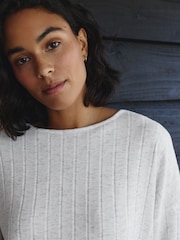 White Cosy Long Sleeve Pyjamas - Image 5 of 9