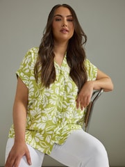 Evans Green Short Sleeve Printed Shirt - Image 2 of 5