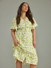 Evans Green Tea Dress - Image 1 of 6