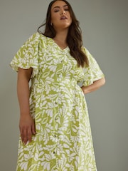 Evans Green Tea Dress - Image 2 of 6